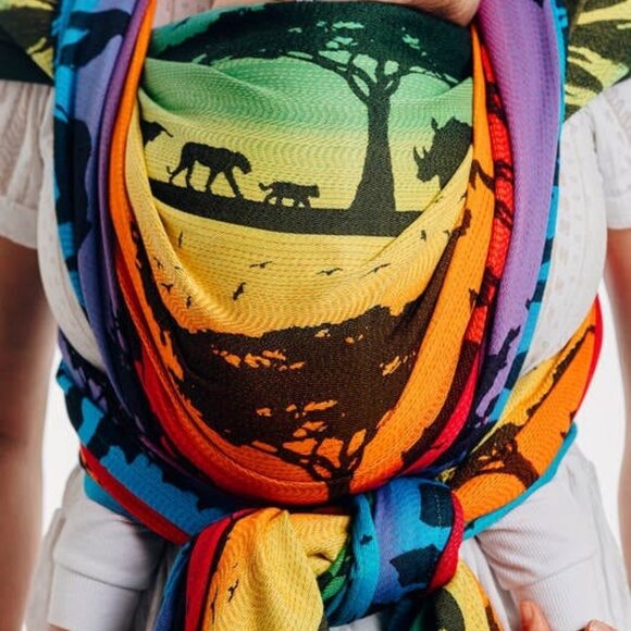NWT Lenny Lamb Wrap Rainbow Safari Size 4 - Picture 3 of 3